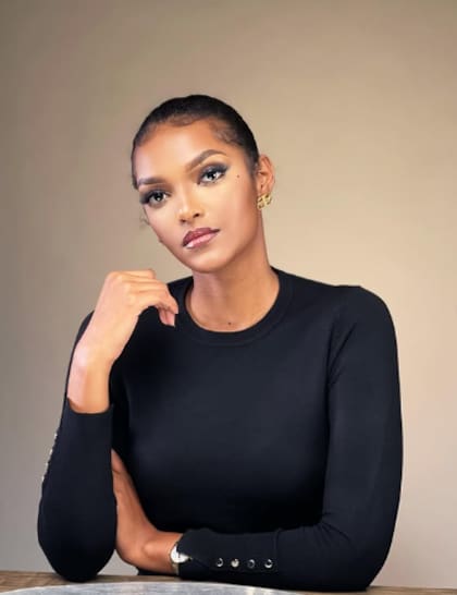 La modelo Dorcas Dienda fue nombrada Miss África en 2019 (Instagram/@dorcas_dienda)