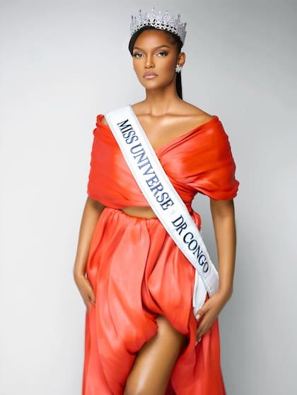 La modelo Dorcas Dienda Kasinde fue nombrada Miss Universo Congo 2025 (Instagram/@missuniverse_drcongo)