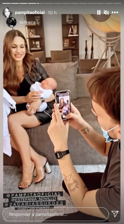 La modelo encaró el reality poco tiempo después de confirmarse la feliz noticia