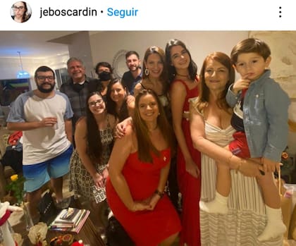 La modelo había pasado la Navidad con su familia en Brasil