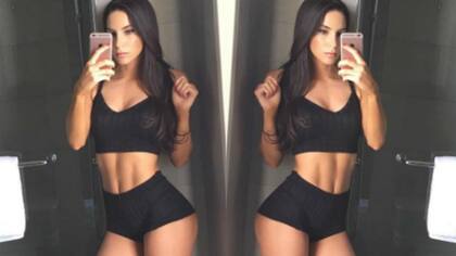 La modelo Jen Selter exhibe su "ab crack"