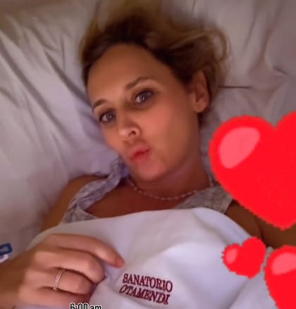 La modelo tuvo que hacer reposo en la última semana (Foto: @marengorocio)