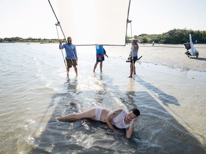 La modelo y actriz norteamericana Jimmy Shimizu, protagonista del Calendario Pirelli