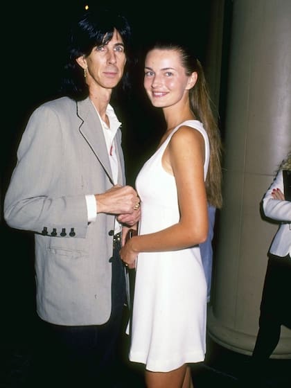 La modelo y el cantante, en 1994