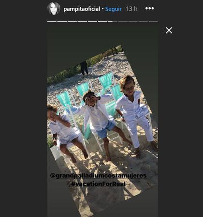 Su pequeño y los primitos