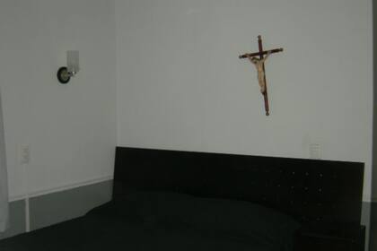 La modesta habitación de Bielsa en Chile