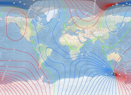 La modificación del polo magnético de la Tierra cambiará varios aspectos en 2026