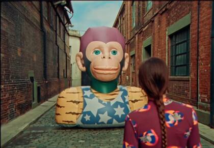 La mona inflable que se instalará en la esquina de El Salvador y Armenia