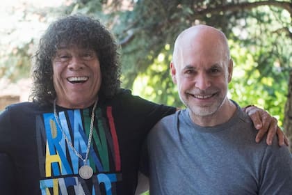 La Mona Jímenez y Horacio Rodríguez Larreta