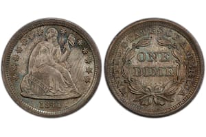 La moneda de 1841 presenta un detalle que la hace única y elevó su precio a US$205.625