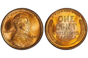 La moneda de 1921 puede alcanzar valores elevados en el mercado de subastas debido a estos factores