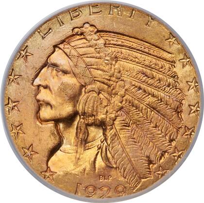 La moneda de 1929 lleva en su diseño la cabeza de un nativo estadounidense