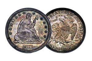 La moneda de cuarto de dólar fue vendida en la plataforma de subasta debido a un particular detalle