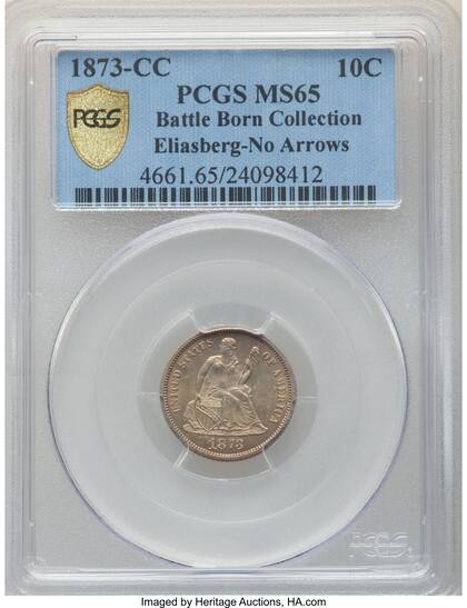 La moneda de diez centavos "sin flechas" que vale más de 3 millones de dólares