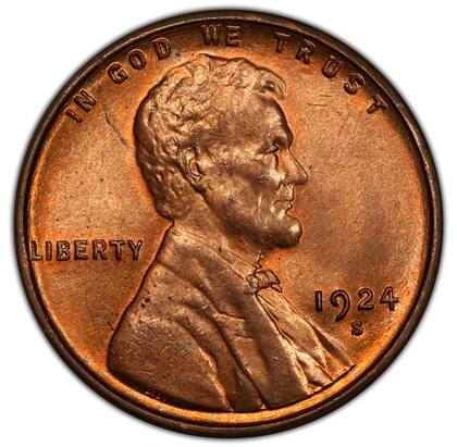 La moneda de Lincoln de 1924 puede alcanzar precios relativamente altos en el mercado debido a varios factores