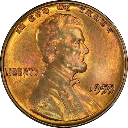 La moneda de Lincoln de 1955 presenta un error de doble troquel, lo que ha elevado su precio en el mercado de subastas