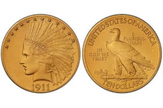 “Indian Head”, la moneda de US$10 de oro que se vendió por más de US$100.000
