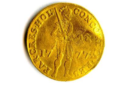 La moneda de oro que fue descubierta en un pueblo de Polonia data de 1777