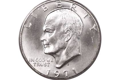 La moneda de un dólar no tiene marca de ceca (YouTube: Lisa´s coin)