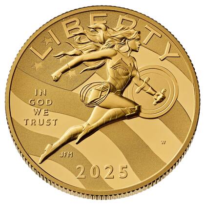 La moneda en homenaje a Wonder Woman estará disponible para preventa el 13 de noviembre de 2025