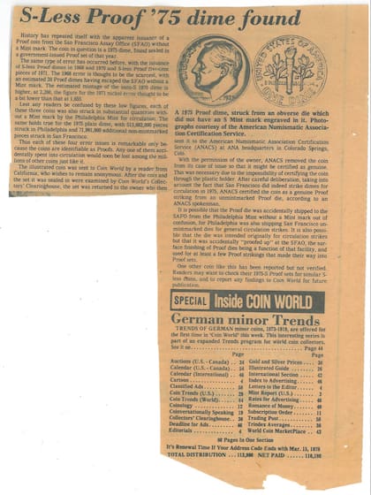 La moneda fue adquirida por la familia de las hermanas en 1978