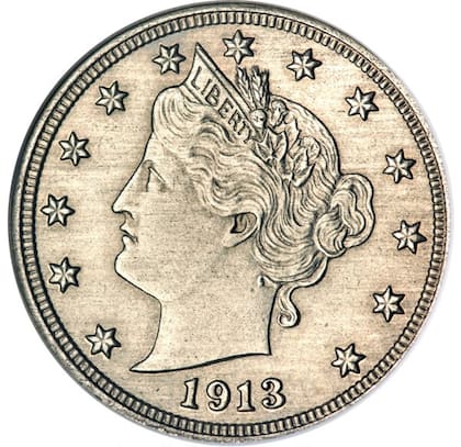 La moneda Liberty Head de 1913 fue acuñada en secreto y se cree que solo existen cinco ejemplares
