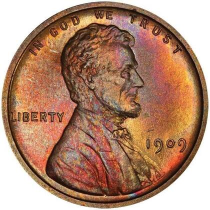 La moneda Lincoln fue una de las primeras acuñadas de la serie en 1909