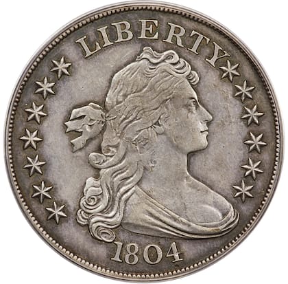 La moneda presenta la imagen de la Libertad con el busto drapeado