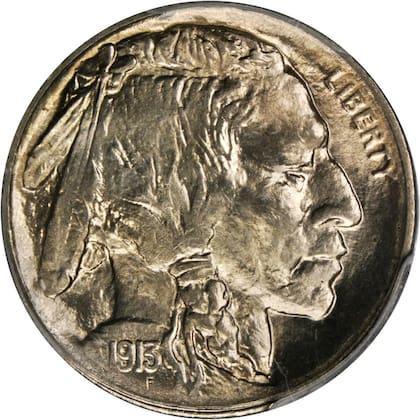 La moneda presenta la imagen de un nativo americano en el anverso