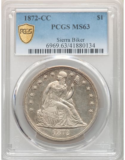 La moneda que estableció un precio récord fue calificada como MS63 por PCGS