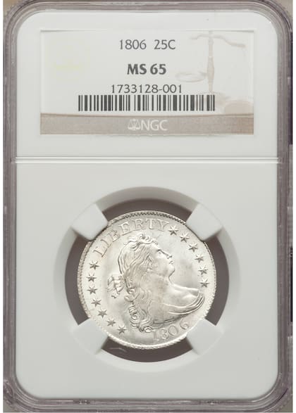 La moneda recibió la clasificación MS65 por NGC debido a su estado de conservación