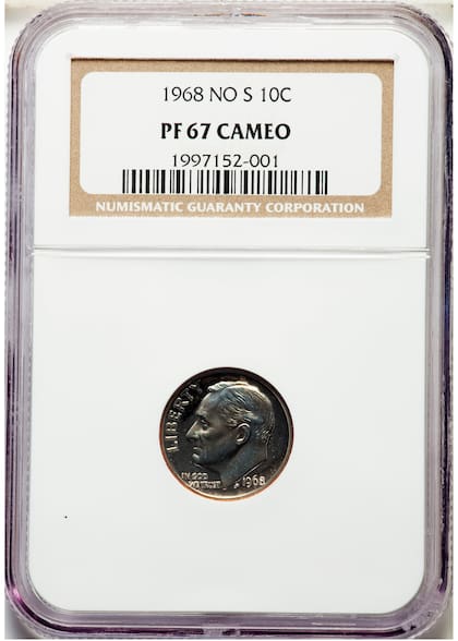 La moneda vendida por Heritage Auctions cuenta con la clasificación PR67 debido a su buen estado de conservación