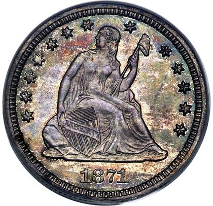 La moneda vendida por US$456.000 fue acuñada en 1871