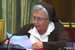 La monja Martha Pelloni estuvo en el Vaticano junto al papa Francisco y habló del caso Loan en la cumbre sobre los derechos de los niños.
