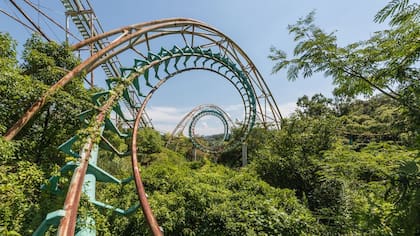 La montaña rusa, una de las imágenes más impactantes