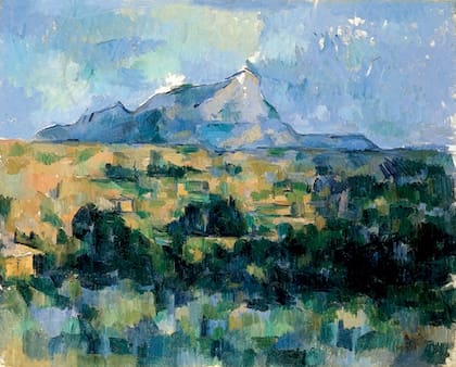 La montaña Sainte-Victoire, que se ve desde Aix-en-Provence y a la que Cézanne dedicó muchos lienzos