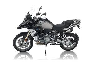 La moto de Blaquier era una BMW 1200 GS