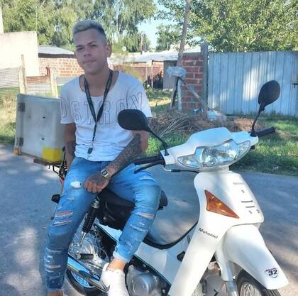 La moto que Fabián Maestre se había comprado para trabajar y que le fue robada en La Plata