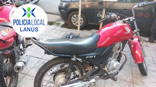 La moto que había sido robada y tenía pedido de captura en la Ciudad de Buenos Aires