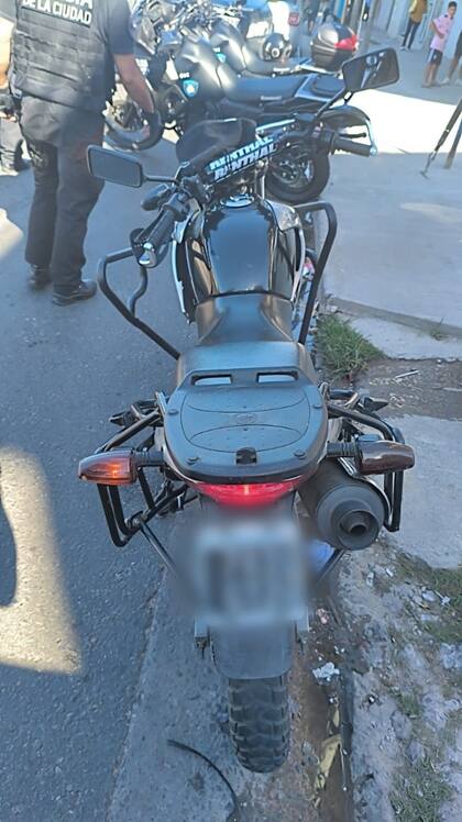 La moto robada en Villa Crespo