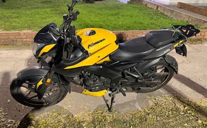La moto robada y luego recuperada