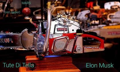 La motosierra de Tute Di Tella para Elon Musk