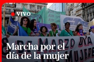 Comenzó la movilización en el Congreso por el 8M