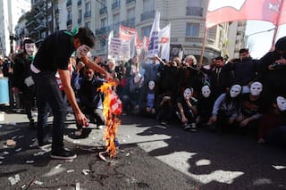 Los manifestantes anti G-20 marcharán por Avenida de Mayo hasta el Congreso