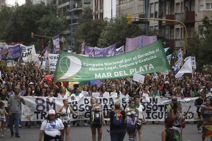 La movilización en Mar del Plata