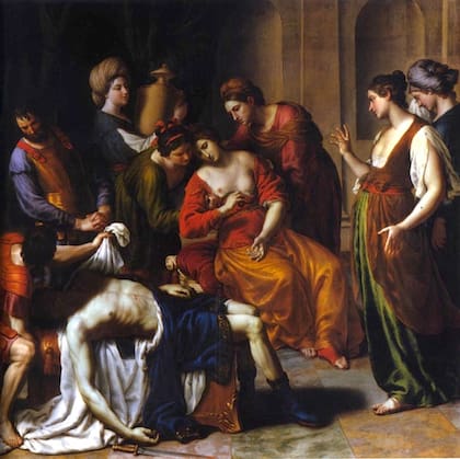 "La muerte de Cleopatra", de Alessandro Turchi (1578-1649).