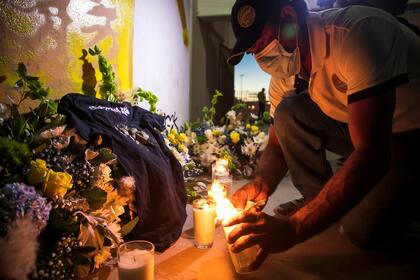 Un altar en su honor en Sinaloa, México. AFP/RASHID FRIAS 