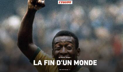 La muerte de Pelé, según L'Équipe