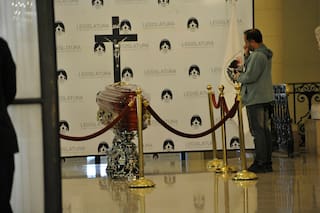 Los restos de la conductora son despedidos en la Legislatura porteña