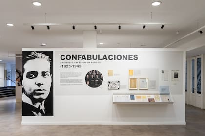 La muestra en el Centro Cultural Borges está enmarca en la red de colaboraciones y proyectos colectivos del escritor en su juventud